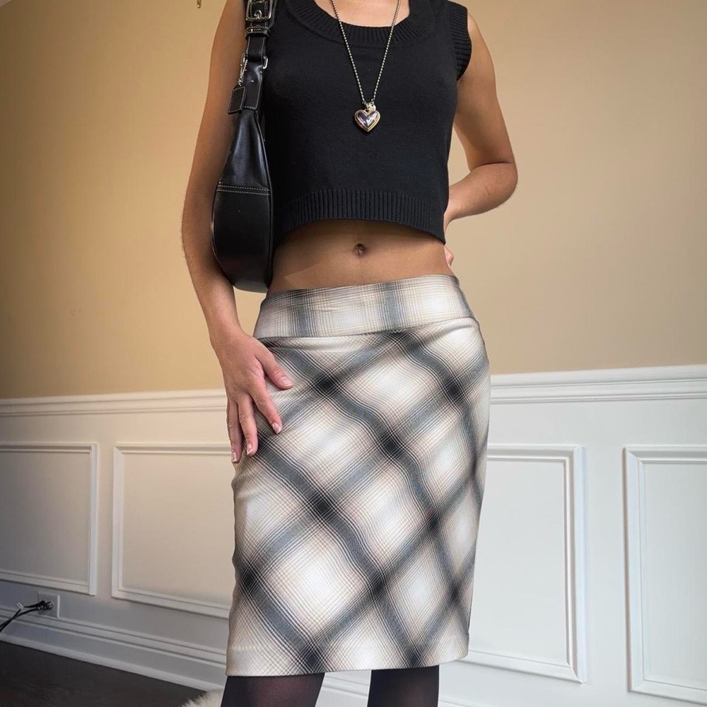 The Limited Plaid Pencil Skirt - Size: 6
